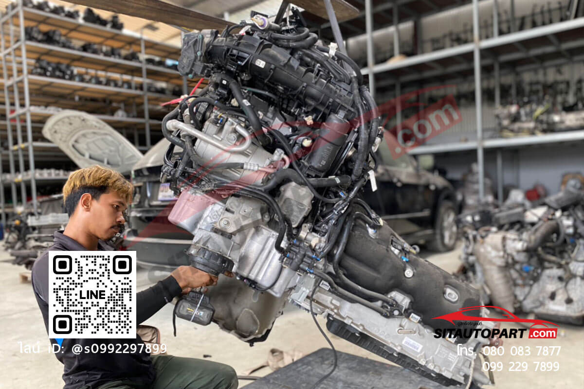 เครื่องพร้อมเกียร์ BMW F30 ไฮบริด 330e B48 - Image 4